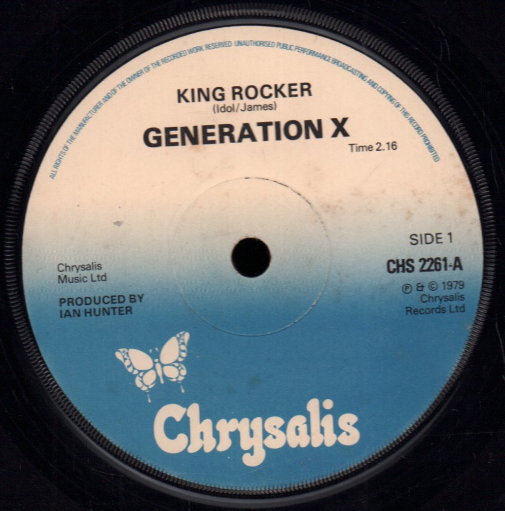 Generation X - King Rocker - 7 Inch