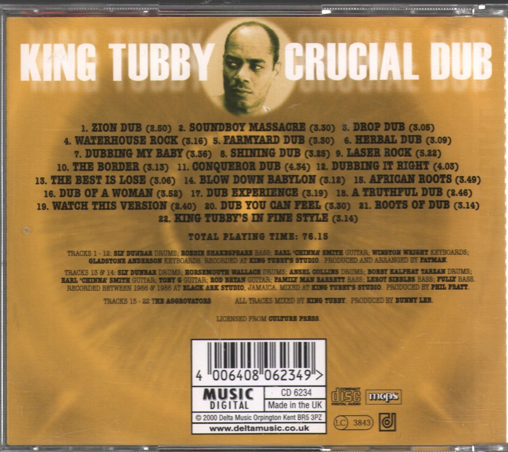 King Tubby - Crucial Dub - Cd