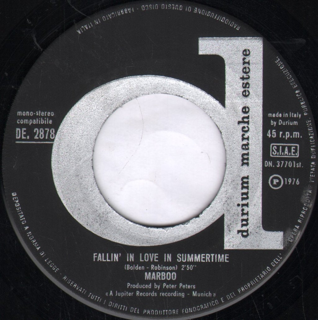 Marboo - Fallin' In Love In Summertime / Don't Wont You To Leave Me - 7 Inch