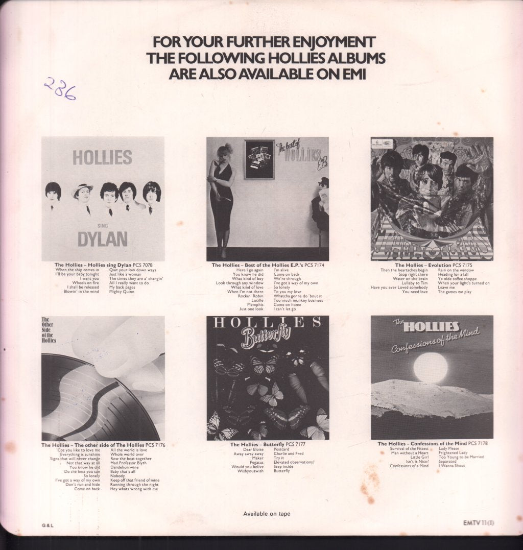 Hollies - 20 Golden Greats - Lp