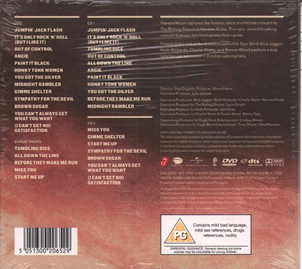 Rolling Stones - Havana Moon - Cd Set