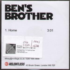 Ben's Brother - Home - Cdr