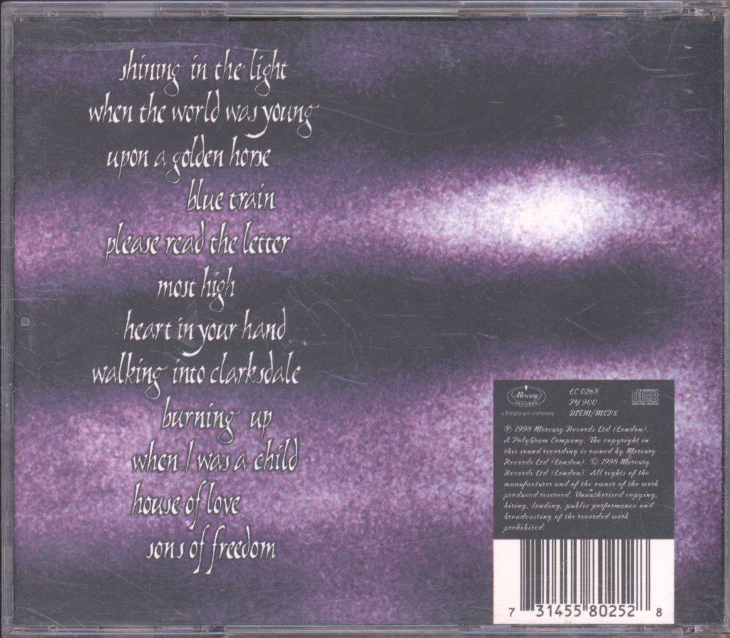 Jimmy Page And Robert Plant - Walking Into Clarksdale - Cd