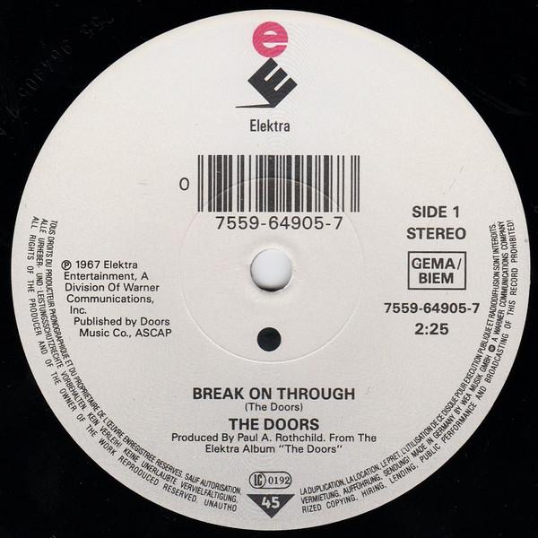 Doors - Break On Through - 7 Inch