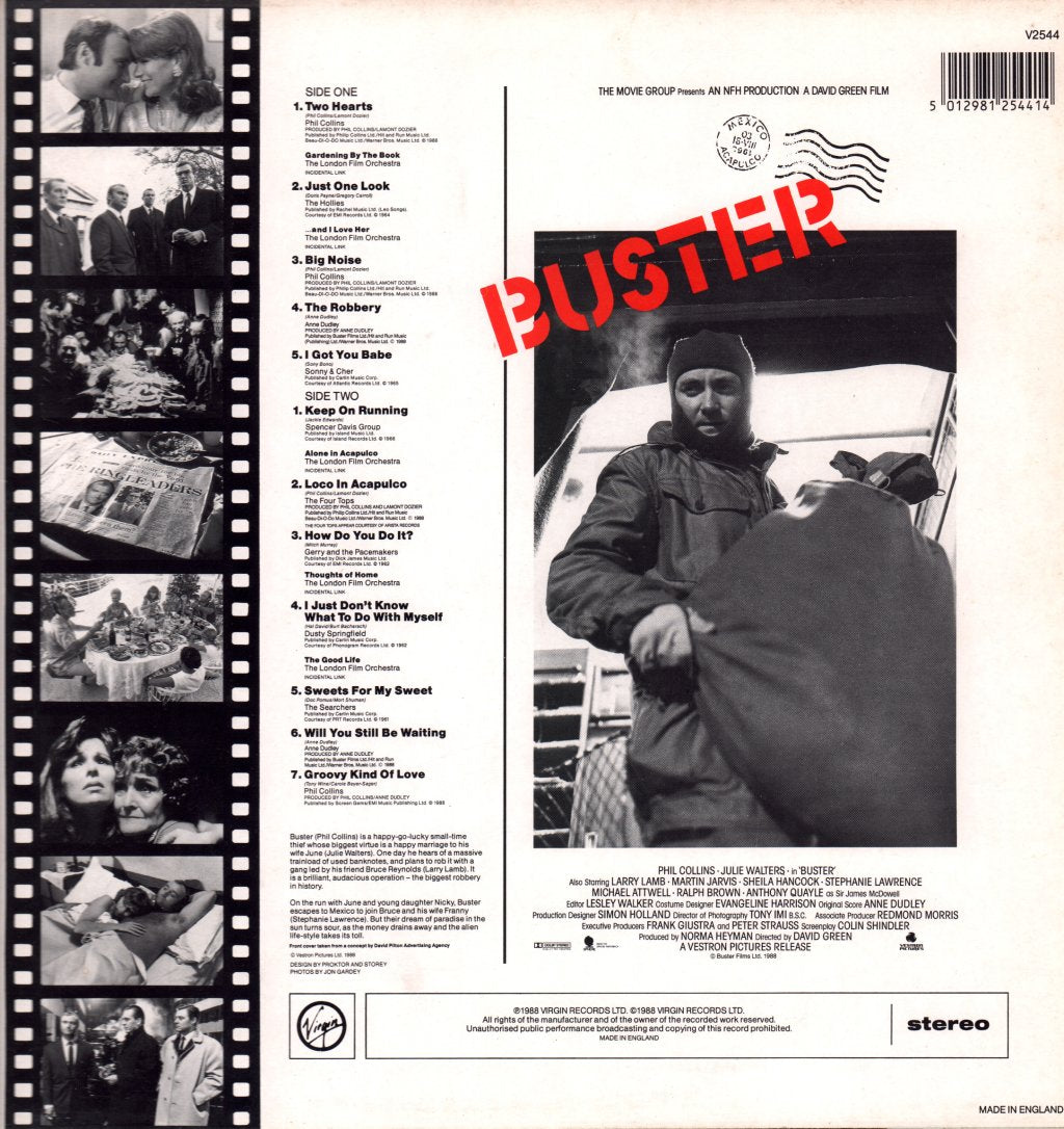 Various Artists - Buster (Original Motion Picture Soundtrack) - Lp