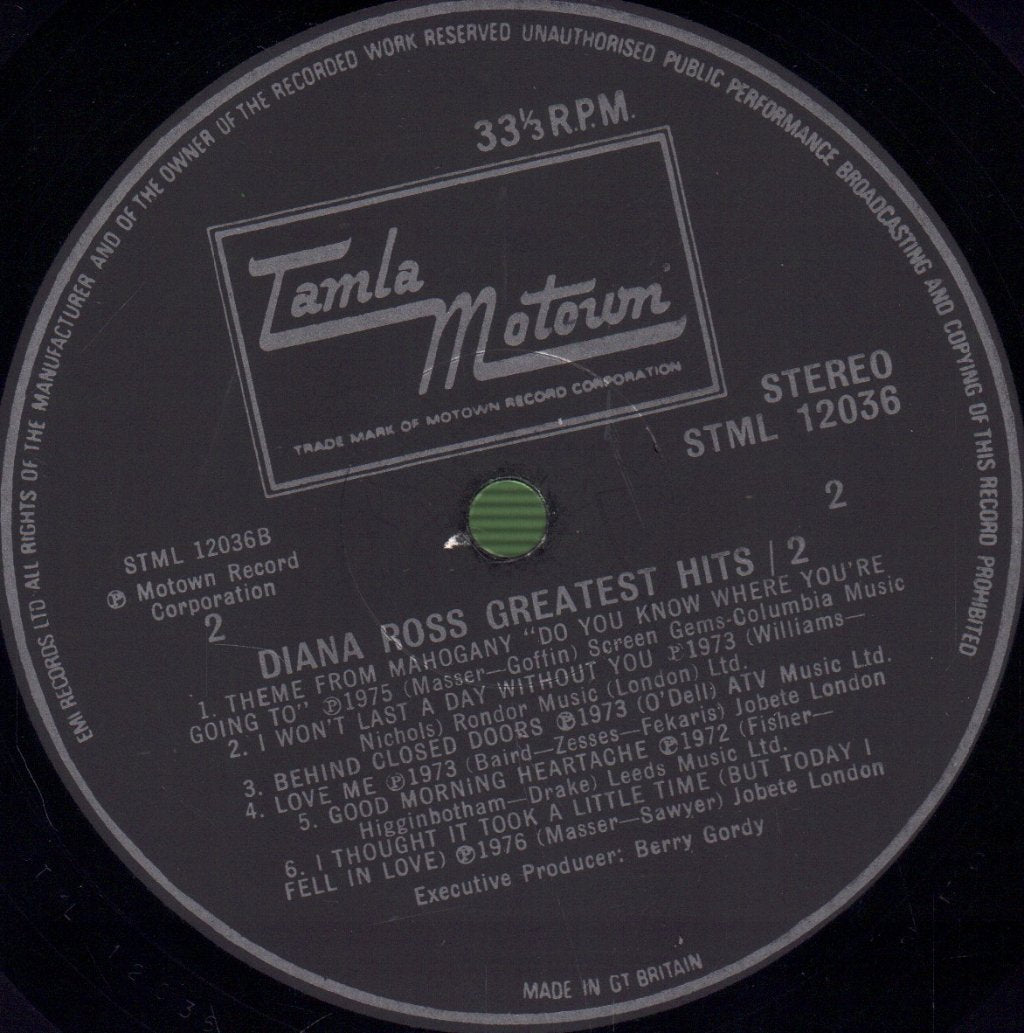 Diana Ross - Greatest Hits 2 - Lp