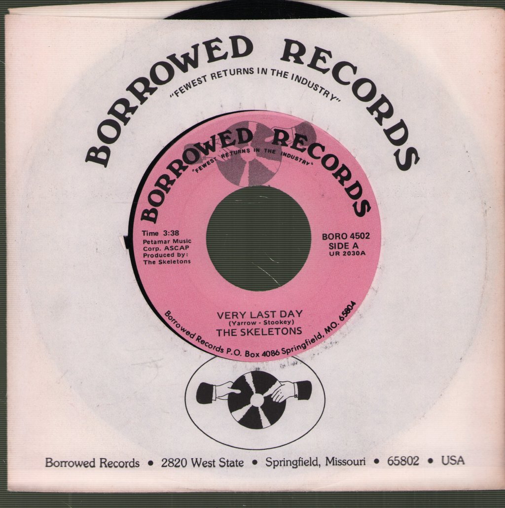 Skeletons - Very Last Day / Sour Snow - 7 Inch