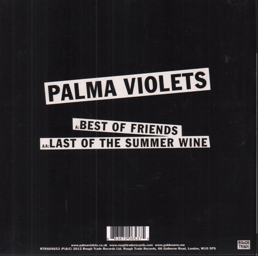 Palma Violets - Best Of Friends - 7 Inch