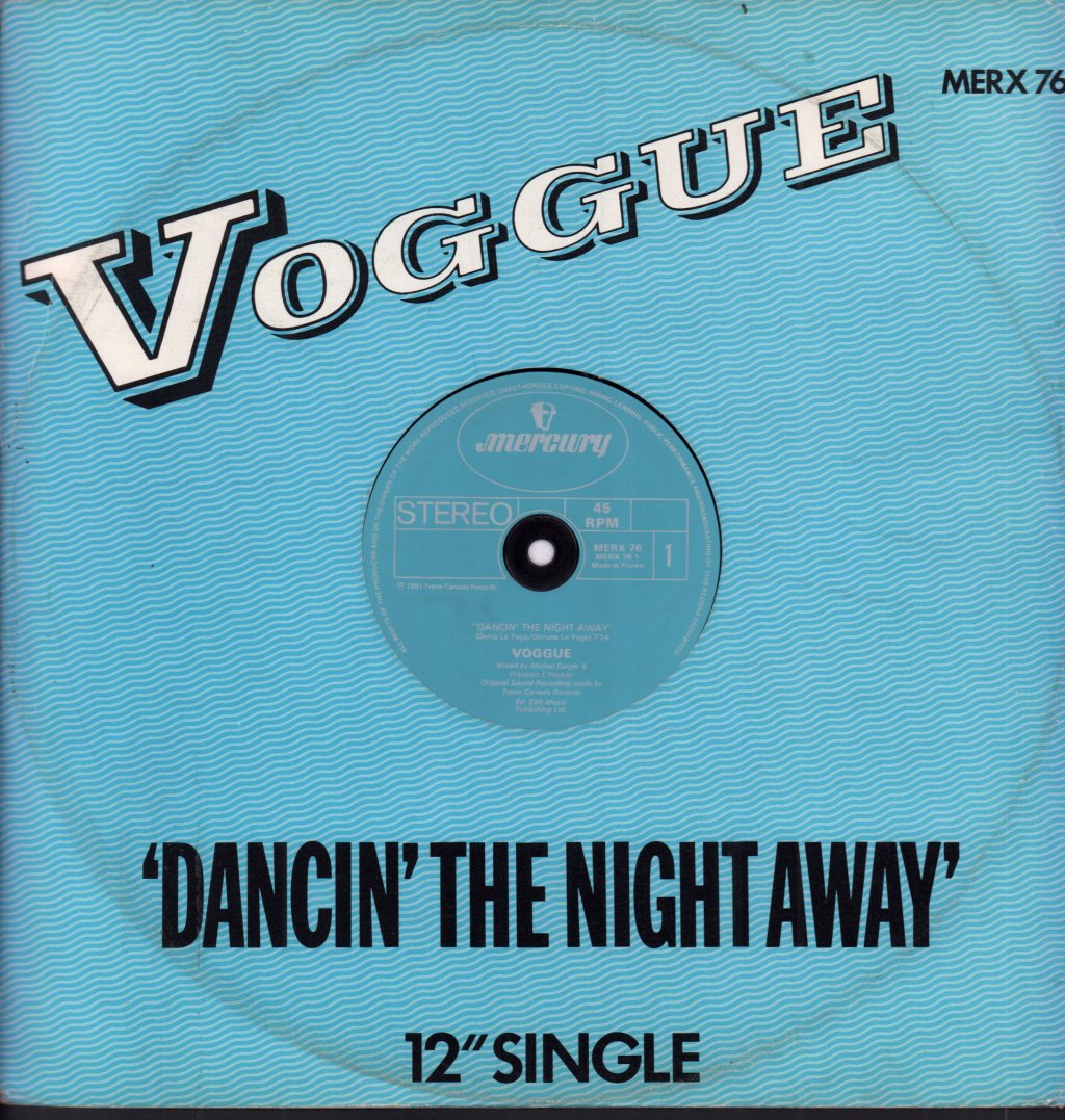 Voggue - Dancin' The Night Away - 12 Inch