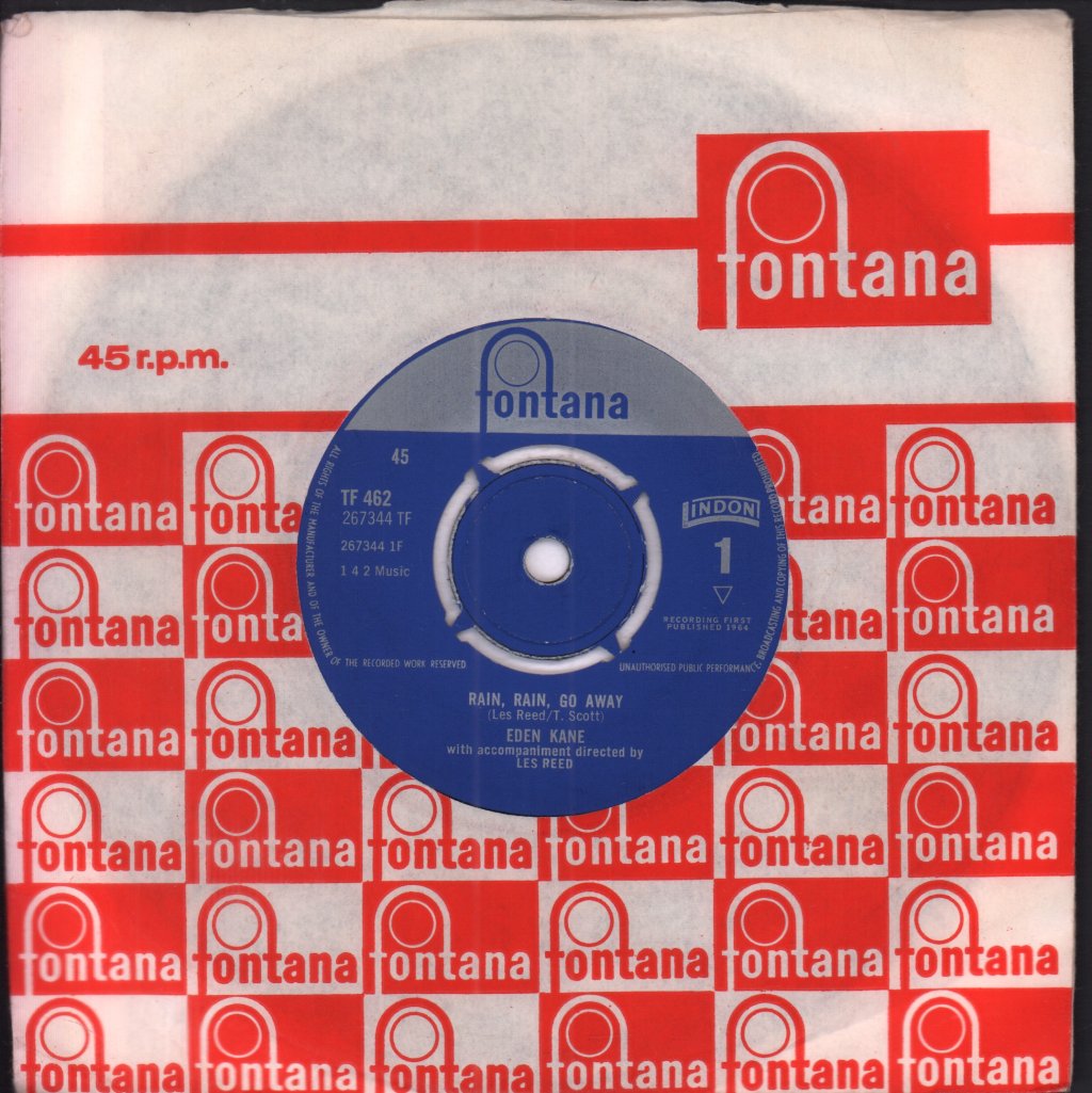 Eden Kane - Rain Rain Go Away - 7 Inch