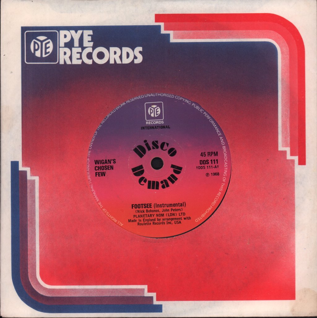 Wigan's Chosen Few / Chuck Wood - Footsee/7 Days Too Long - 7 Inch
