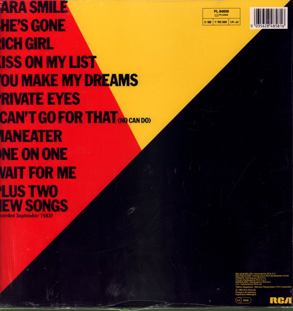 Hall And Oates - Rock N Soul Part 1 (Best Of) - Lp