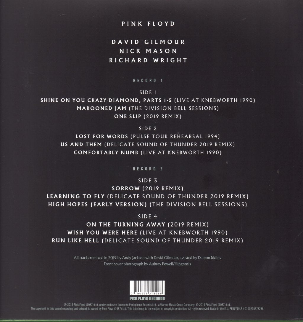 Pink Floyd - Later Years 1987 - 2019 - Double Lp