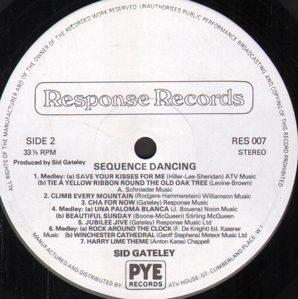 Sid Gateley - Sequence Dancing - Lp