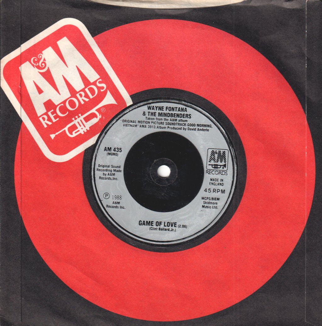 Louis Armstrong / Wayne Fontana And The Mindbenders - What A Wonderful World/Game Of Love - 7 Inch