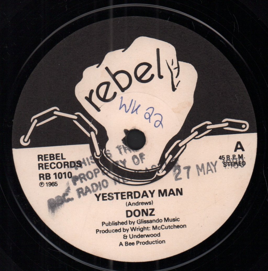Donz - Yesterday Man - 7 Inch