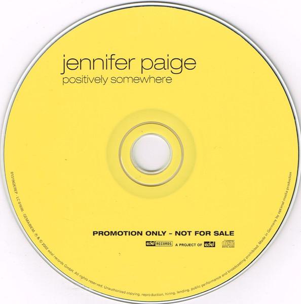 Jennifer Paige - Positively Somewhere - Cd
