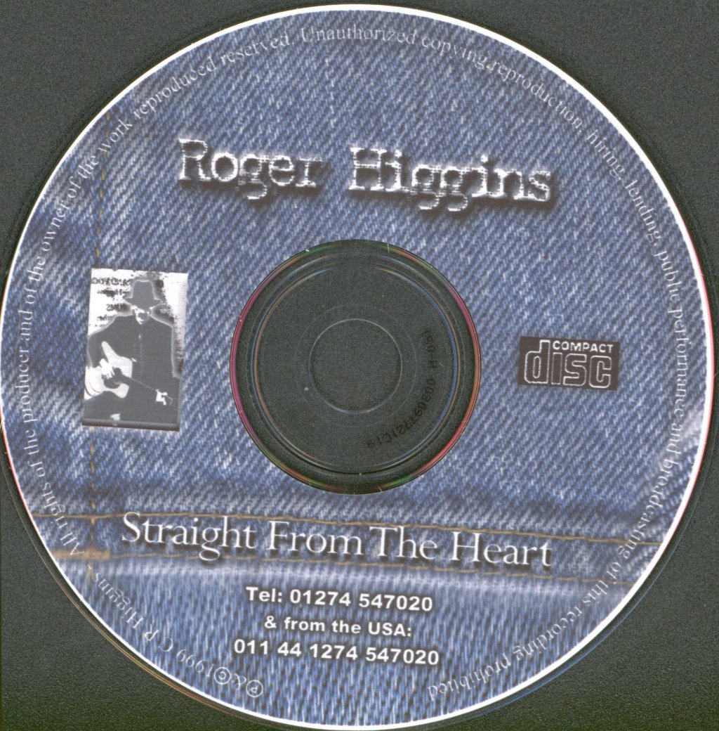 Roger Higgins - Straight From The Heart - Cdr