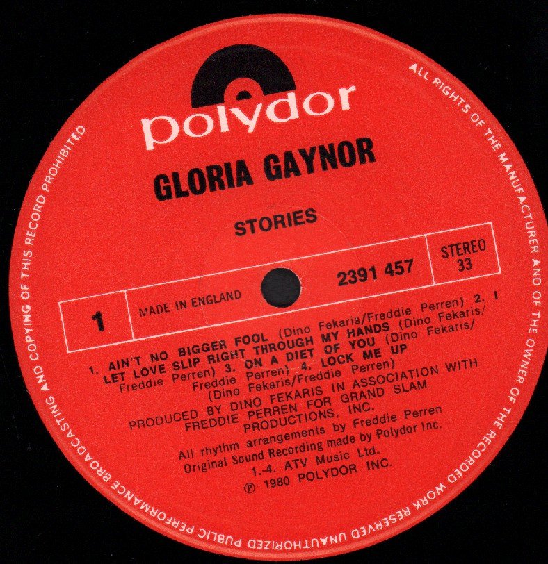 Gloria Gaynor - Stories - Lp