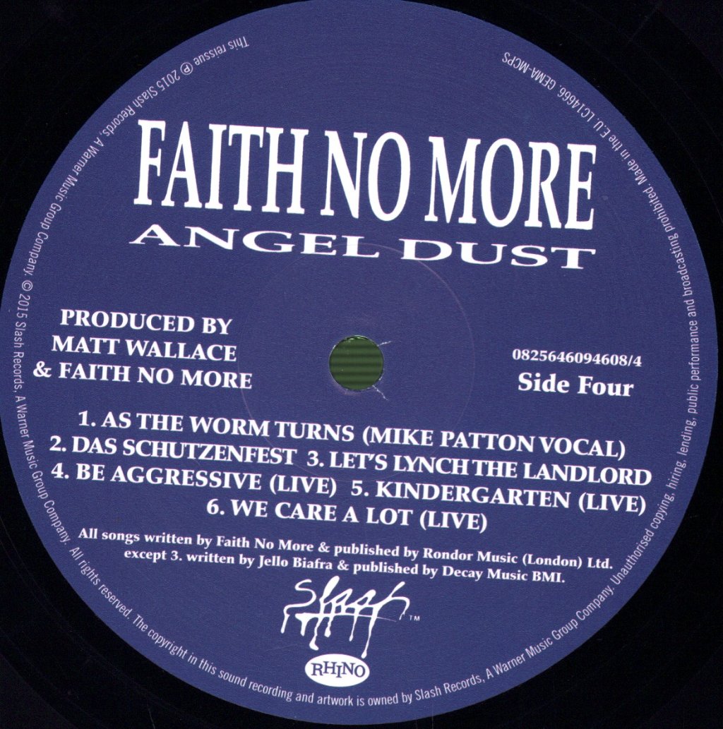 Faith No More - Angel Dust - Double Lp
