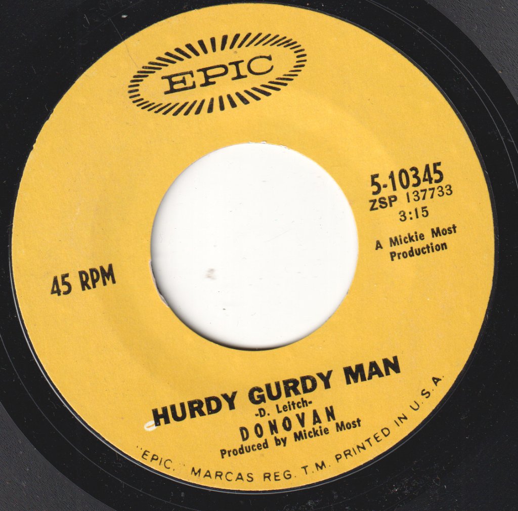 Donovan - Hurdy Gurdy Man - 7 Inch