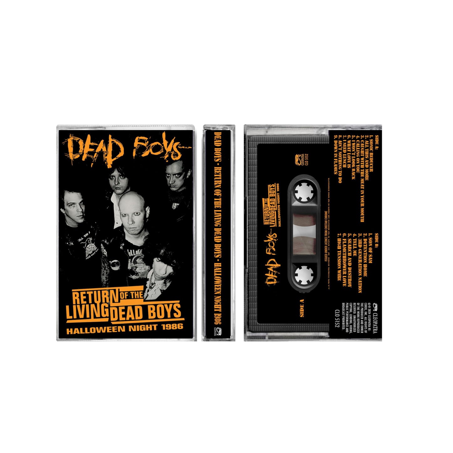 Dead Boys - Return of the Living Dead Boys - Halloween Night 1986 - Cassette
