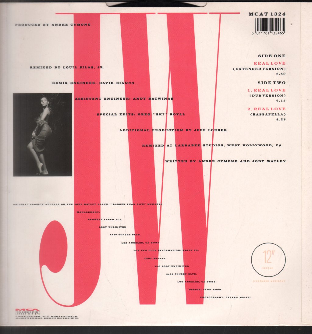Jody Watley - Real Love - 12 Inch