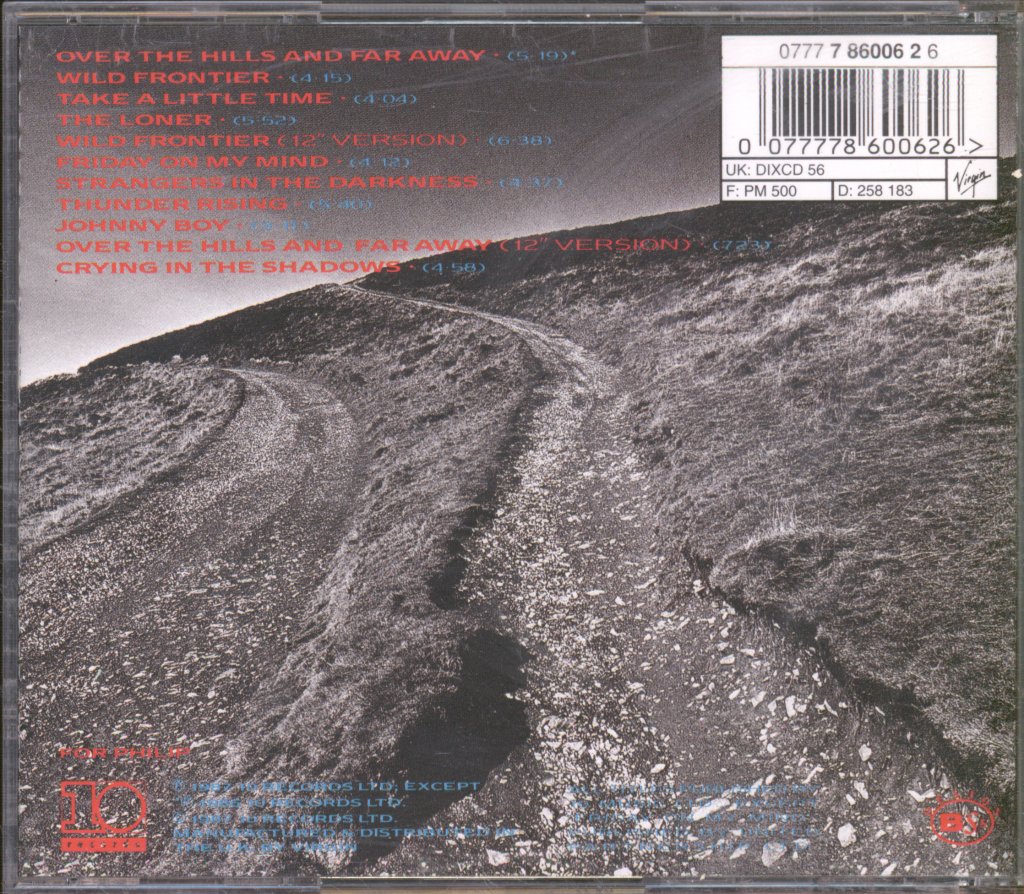 Gary Moore - Wild Frontier - Cd