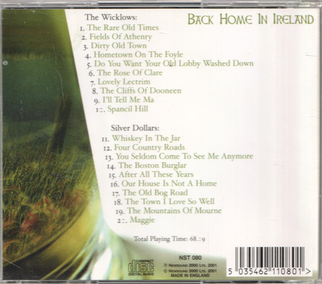 Wicklows & Silver Dollars - Back Home In Ireland - Cd