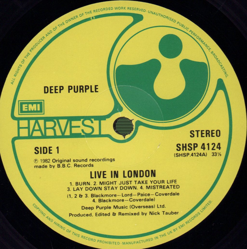 Deep Purple - Live In London - Lp