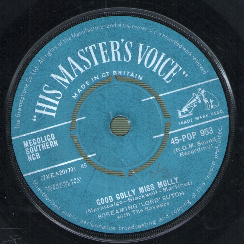 Screaming Lord Sutch And The Savages - Good Golly Miss Molly - 7 Inch