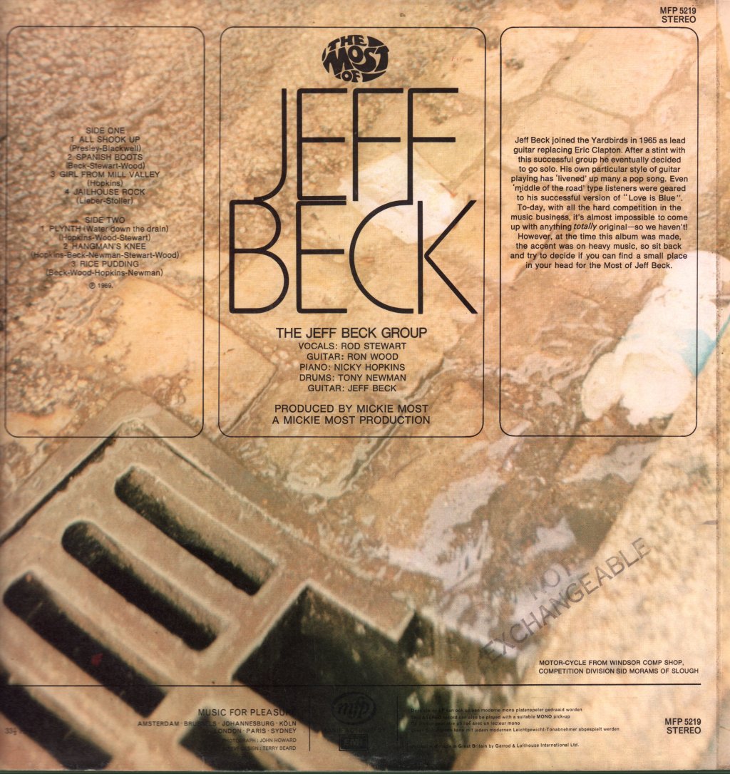 Jeff Beck - Most Of - Lp