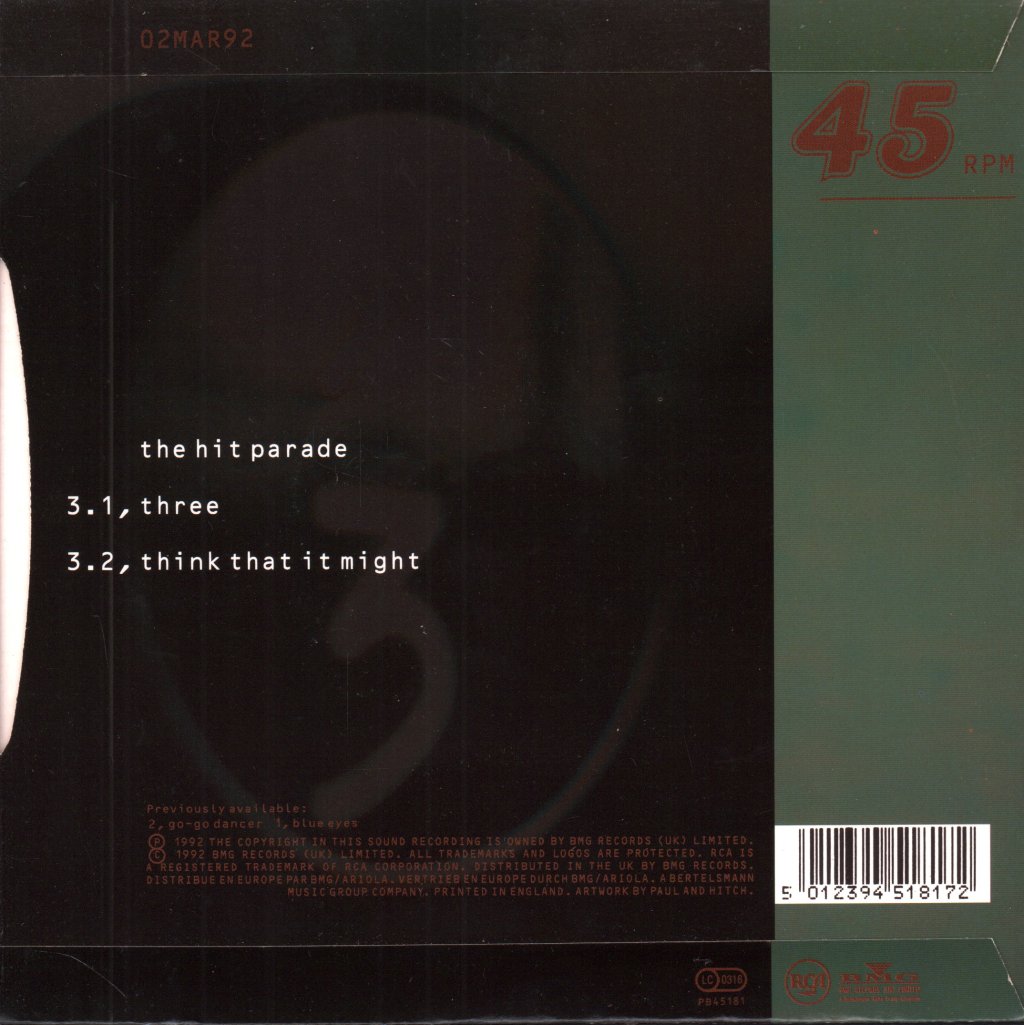 Wedding Present - Three - 7 Inch