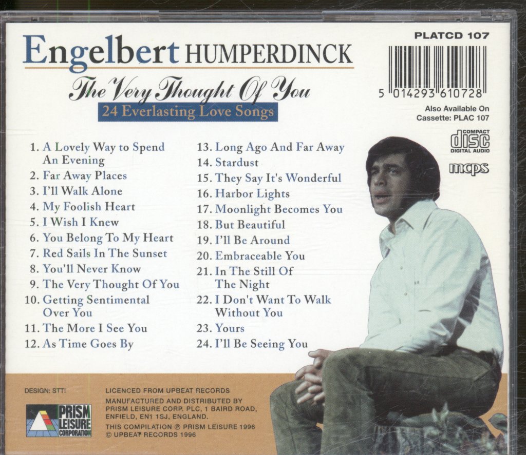 Engelbert Humperdinck - Very Thought Of You (24 Everlasting Love Songs) - Cd