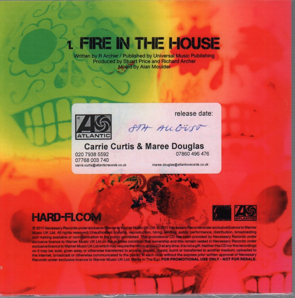 Hard-Fi - Fire In The House - Cdr