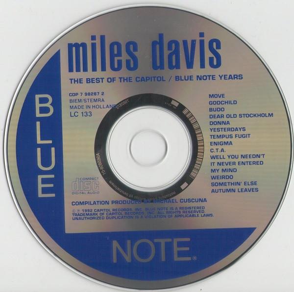 Miles Davis - Best Of Miles Davis (The Capitol / Blue Note Years) - Cd