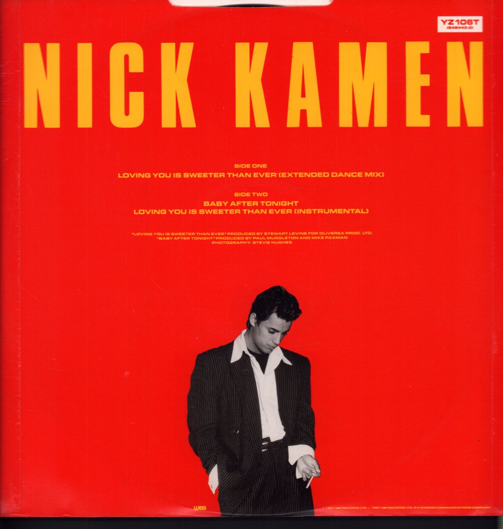 Nick Kamen - Loving You Is Sweeter Than Ever - 12 Inch