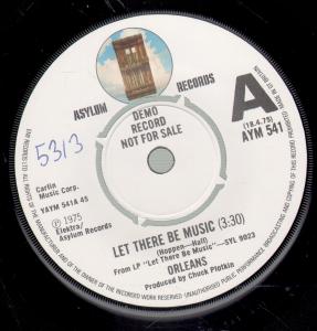 Orleans - Let There Be Music - 7 Inch