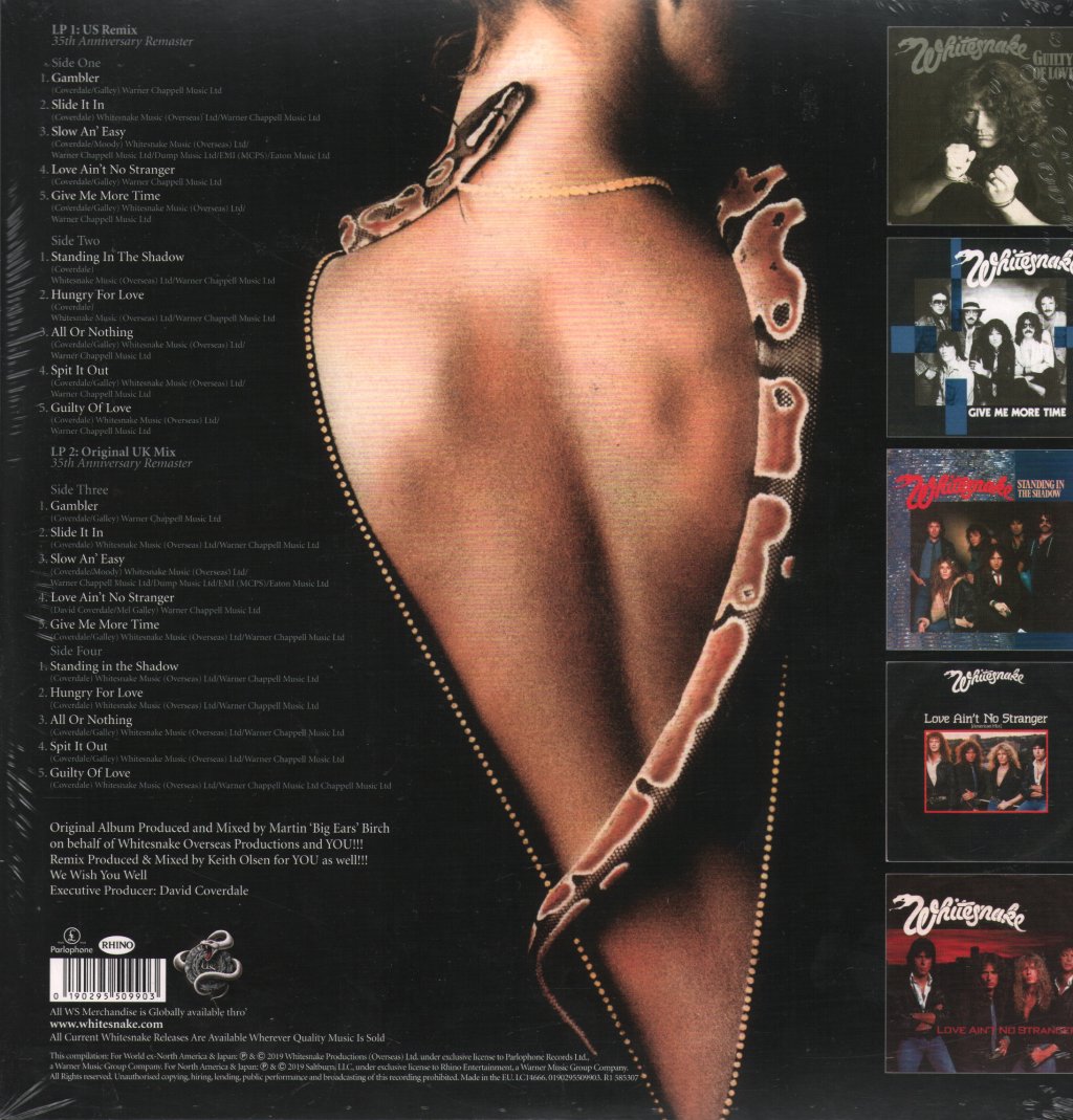 Whitesnake - Slide It In - Double Lp