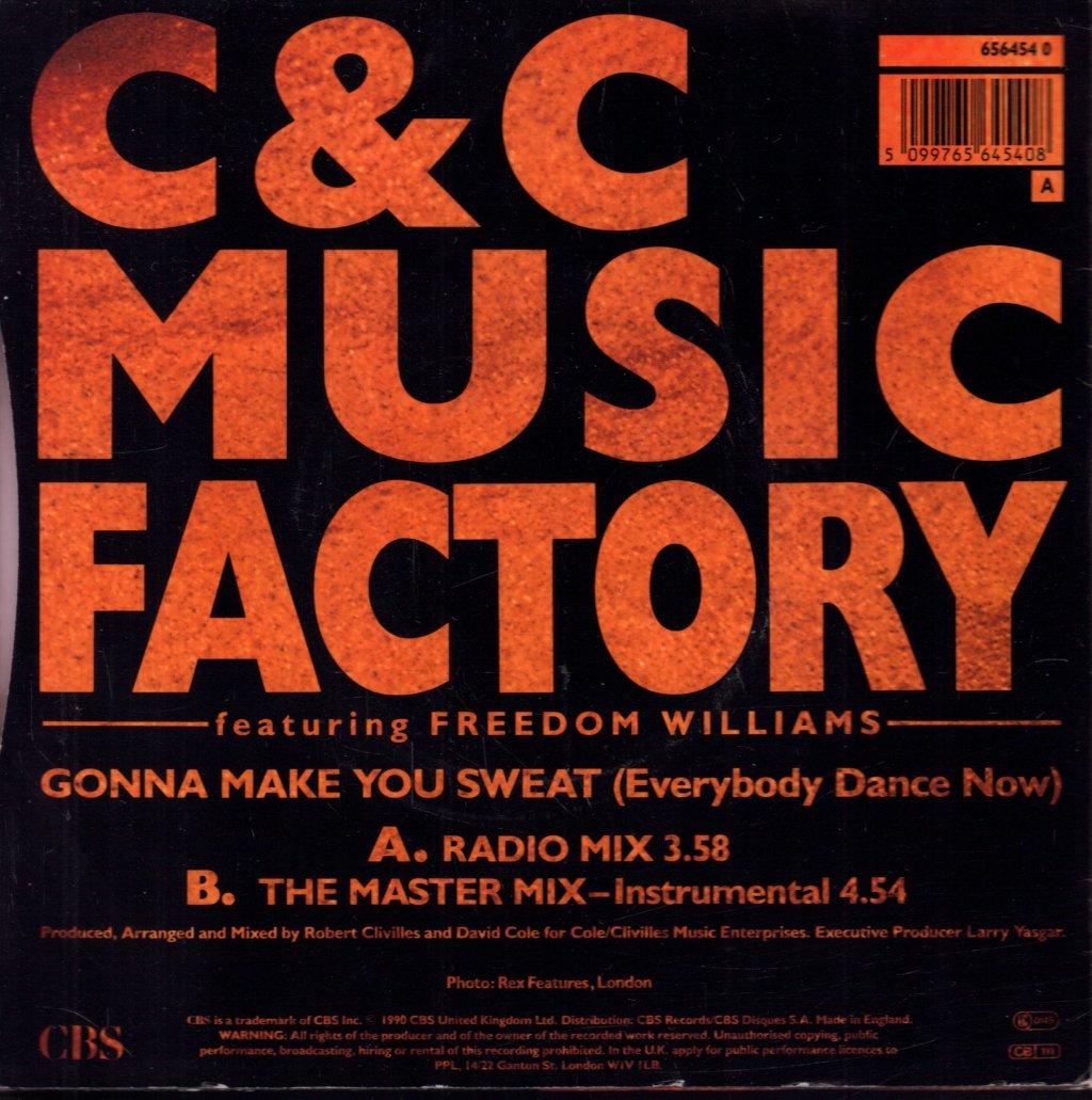 C & C Music Factory - Gonna Make You Sweat - 7 Inch