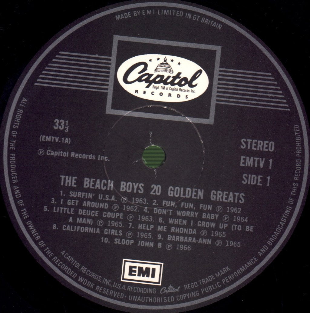 Beach Boys - 20 Golden Greats - Lp