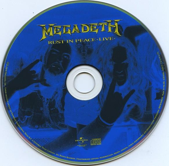 Megadeth - Rust In Peace Live - Cd/Dvd