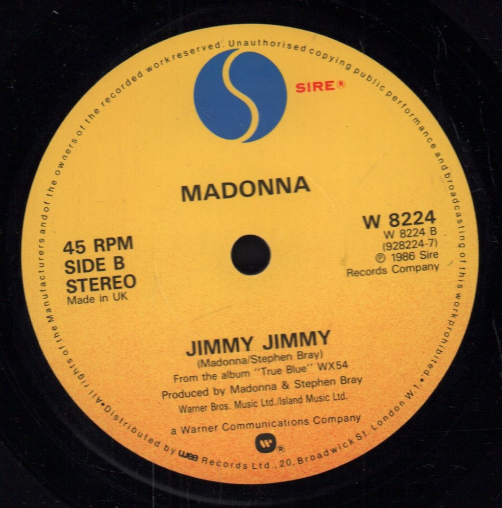 Madonna - Causing A Commotion - 7 Inch