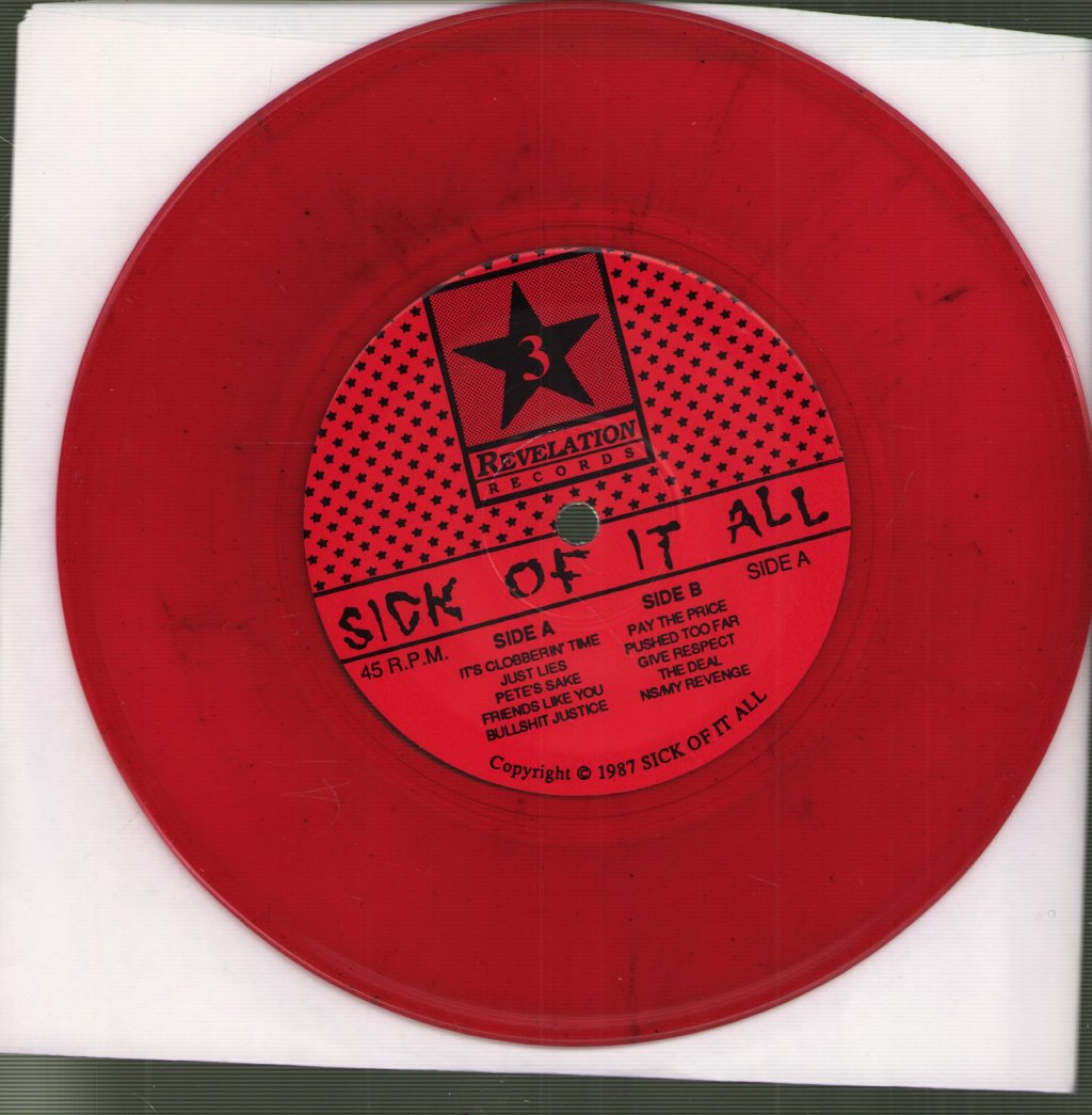 Sick Of It All - Sick Of It All - 7 Inch