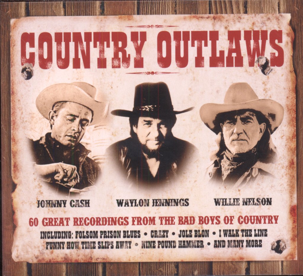 Johnny Cash / Waylon Jennings / Willie Nelson - Country Outlaws - Cd Set