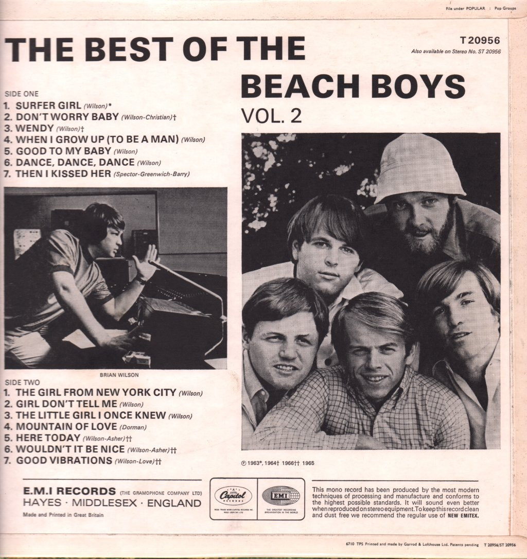 Beach Boys - Best Of The Beach Boys Vol. 2 - Lp