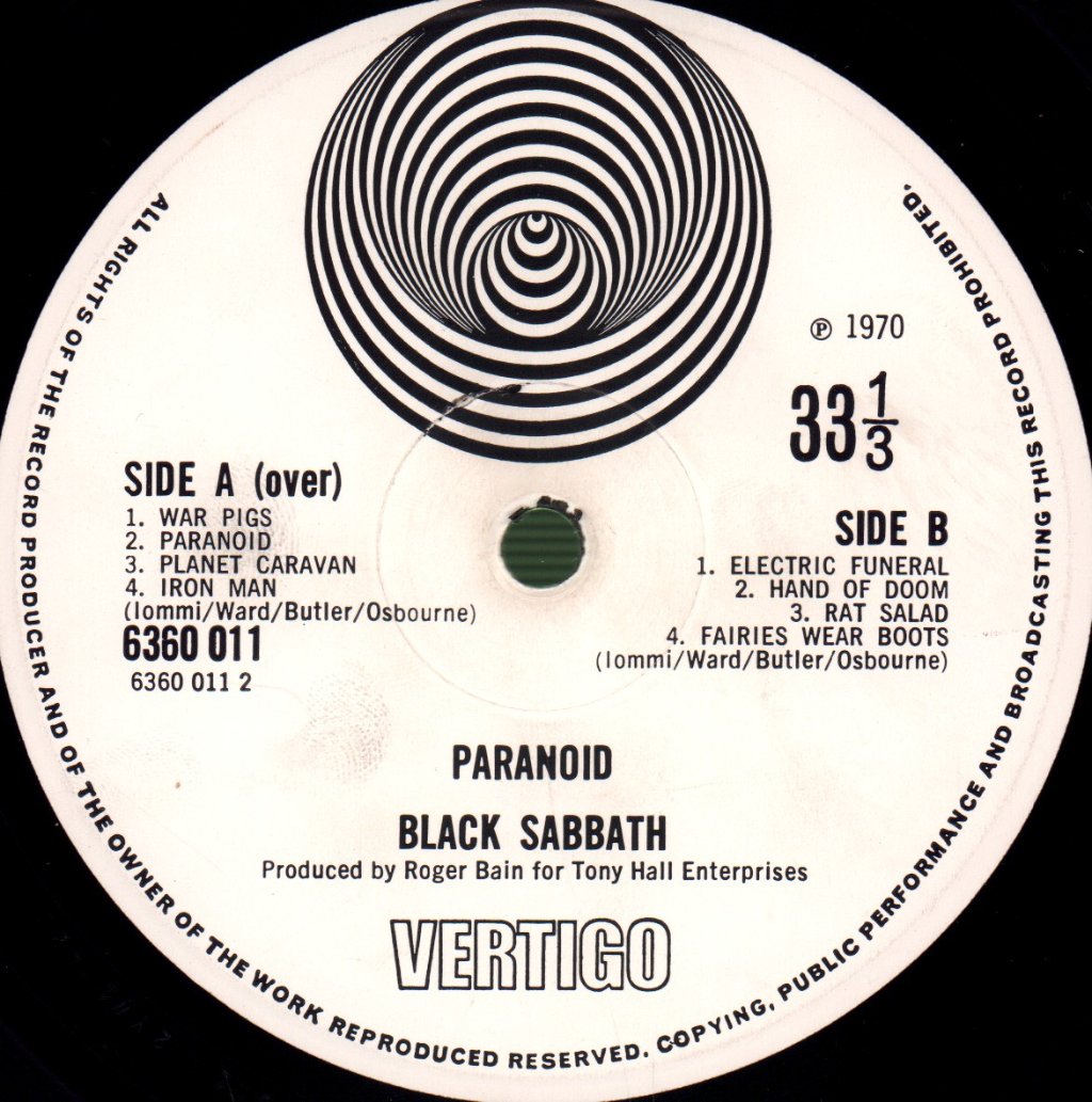 Black Sabbath - Paranoid - Lp