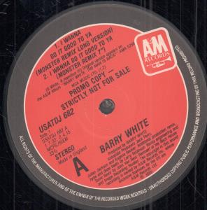 Barry White - I Wanna Do It Good To Ya - 12 Inch
