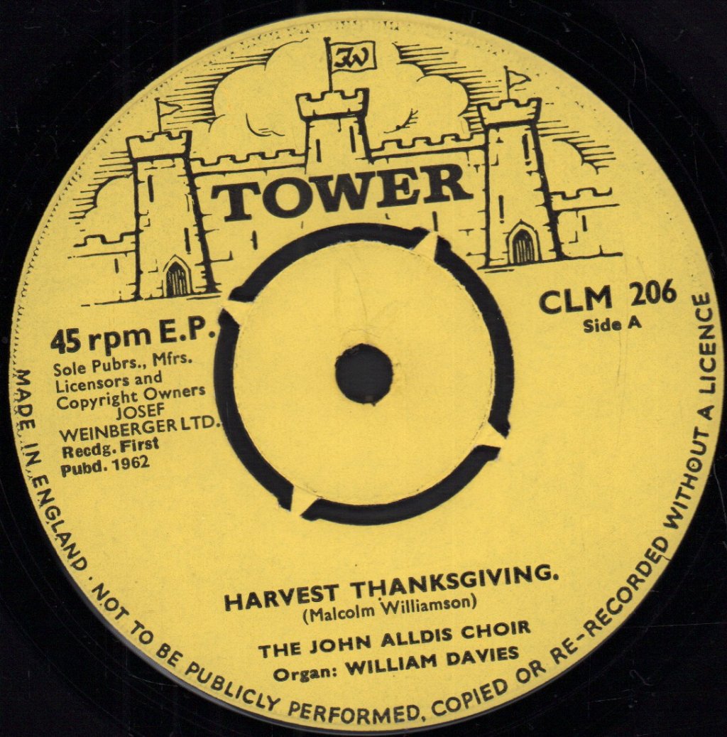 John Alldis Choir - Harvest Thanksgiving - 7 Inch