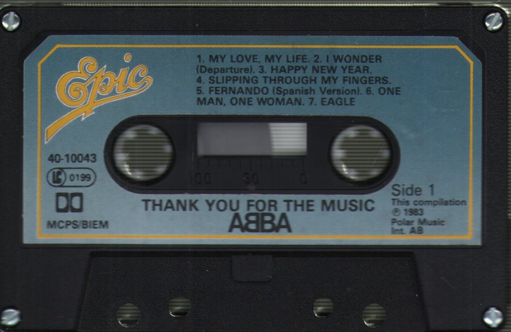 ABBA - Thank You For The Music - Cassette